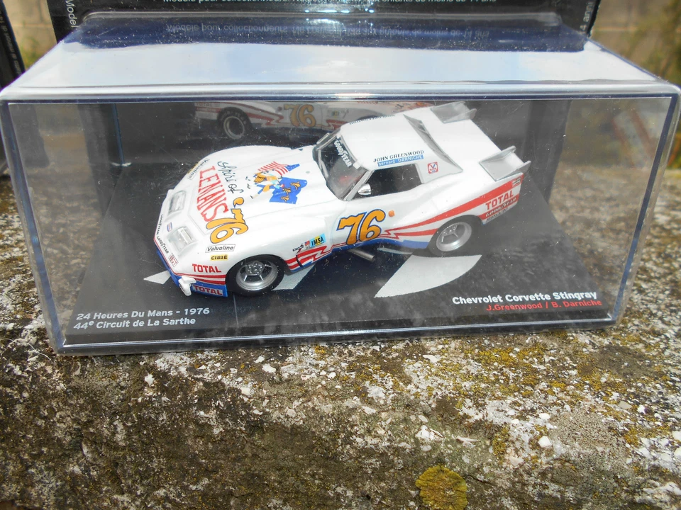 CHEVROLET CORVETTE STINGRAY -44°CIRCUIT DE LA SARTHE-24H LE MANS 1976-SCALA 143 - Immagine 1 di 1