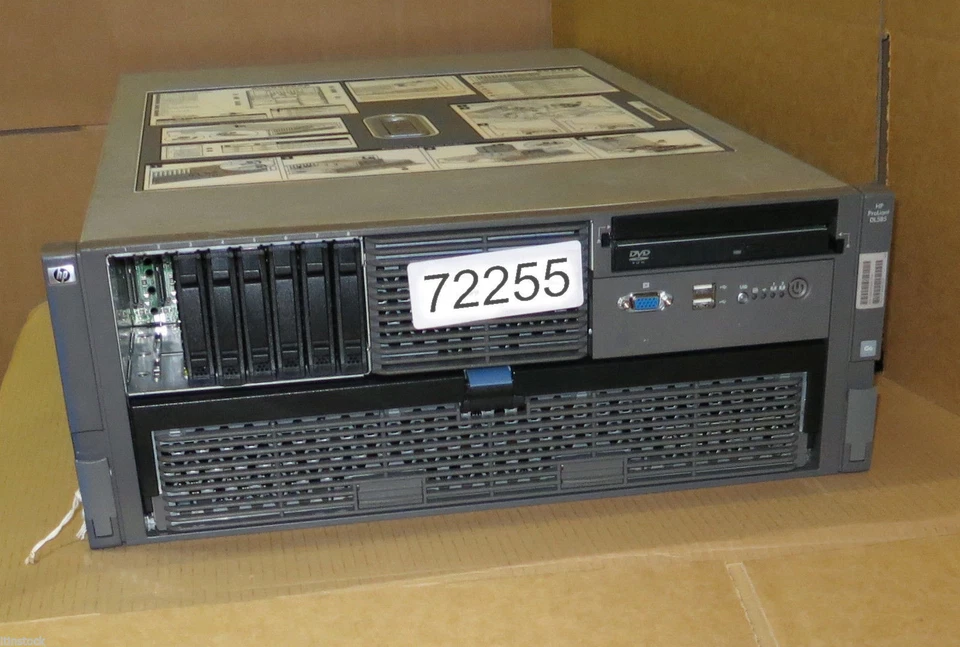 HP ProLiant DL585 G6 8439SE 2.8GHz 4 x Six Core 64GB 2 x 72GB 4U Rack Server - Image 1 of 1