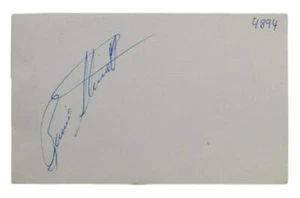Tarjeta índice Rennie Stennett años 70 Piratas de Pittsburgh autografiada/firmada 3x5 - Imagen 1 de 1