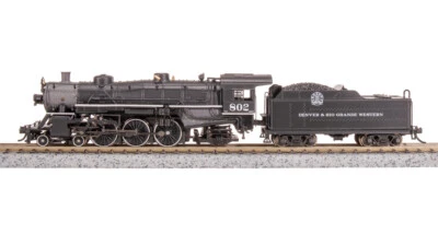 Broadway Limited 8004 N Scale DRGW Light Pacific 4-6-2 Steam #805 - Image 1 of 4