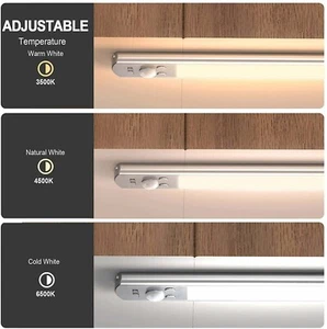 LED Motion Sensor Cabinet Lights Indoor for Kitchen, Counters, Stairs, Hallways - Picture 1 of 7