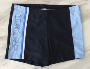 Arena Men's Blue Swim Boxer Swimming Trunk Short Swim Swimsuit M Brief 32 - Picture 1 of 7