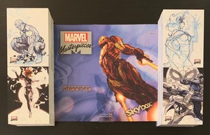 2018 Marvel Masterpieces PRELIMINARY ART White PA Parallel Singles You Choose