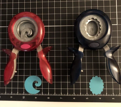 Fiskars Easy Squeeze Punch Grande 1.5 ASPECTO CAMAFEO Ovalado o MAKIN' ONDAS Remolino Foto 1 de 2