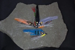 Kit de 4 streamers tandem style Carrie Stevens (truites, ounaniches ou autres) - Photo 1 sur 8