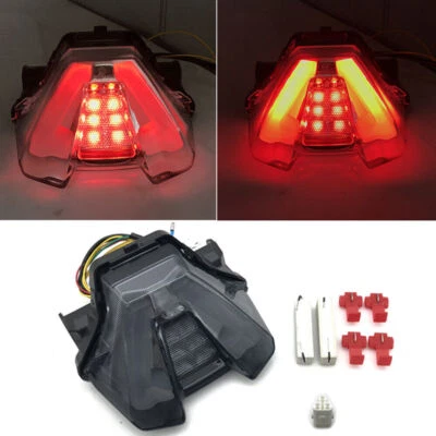 Luz trasera LED integrada luz de freno señal de giro para 2021-2025 MT-07 MT07 Foto 1 de 4