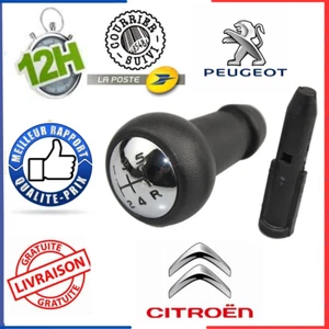 pommeau de vitesse 206 levier de vitesse peugeot citroen 207 307 308 /C1 C3 C4 - Afbeelding 1 van 9