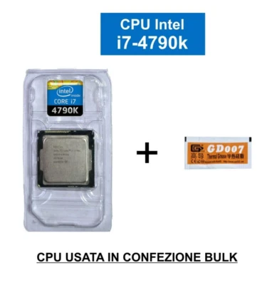 Intel Core i7 4790K 4GHz 8MB SR219 Quad Core 88W LGA1150 Desktop CPU - Immagine 1 di 4