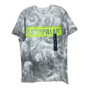 Camiseta Caterpillar Para Hombre Todo Algodón Connect Aop Camiseta En Gris Roca Lunar Mediana - Imagen 1 de 7