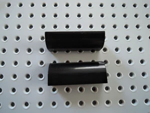 Lego 2 x Stein Bogenstein Dachstein 6191 abgerundet 1x4x1 schwarz - Bild 1 von 1
