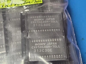 (2 PCS) CXK5864BM-70LL SONY Standard SRAM, 8KX8, 70ns, CMOS, SOIC-28 - Picture 1 of 2
