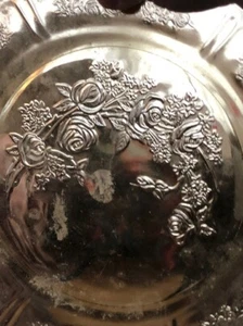 Depression Glass Plate Sharon Rose Yellow Vintage Federal Original 1940s Amber - Picture 1 of 5