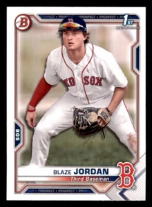 2021 Bowman Prospects #BP71 Blaze Jordan - Imagen 1 de 2