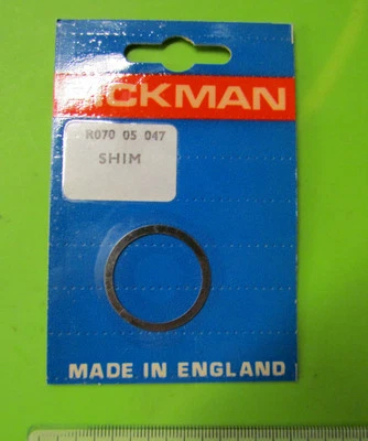 Cuña de transmisión Rickman NOS Zundapp 125 MX 1,0 mm p/n R070 05 047 Foto 1 de 2