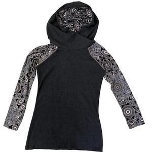 Laura Hlavac Cotton Hoodie in Gray  - Picture 1 of 6