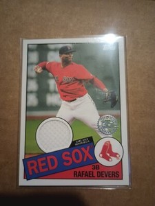 Rafael Devers 2020 Topps Used Jersey Relic 1985 Style 35th Anniversary #85R-RD