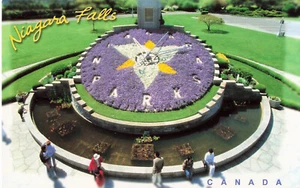 Floral Clock Niagara Falls Canada   Postcard - Picture 1 of 2