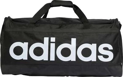 adidas Essentials Large Holdall Black Gym Travel Training Weekender Bag Mens - Image 1 of 4