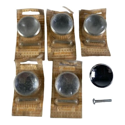 "Perilla de gabinete vintage Merit Amerock de metal fundido a presión 1516 de 1 1/2"" de diámetro x 6" Foto 1 de 4