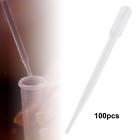 100x Disposable Dropper Clear Experiment Developing Toys Graduated Pipettes
