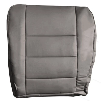 Fits 2003-07 Ford F250 F350 Leather Bottom Seat Cover Passenger Side Vinyl Gray - Imagem 1 de 4
