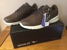Gola “Oscar” Mens Wide Fit Trainers, Size 9, Brown - New RRP £38.00