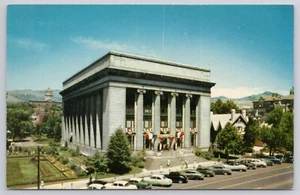 Postkarte Utah Provo Brigham Young Universität Kirche Bürogebäude - Bild 1 von 3