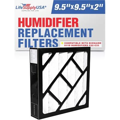 LifeSupplyUSA Humidifier Filter Replacement Compatible with Bionaire 911D Models