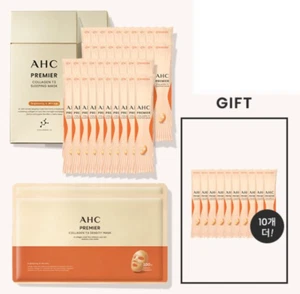 AHC New Premier Collagen T3 Sleeping Mask 3.5ml Set Anti-Wrinkle K-Beauty - Picture 1 of 12