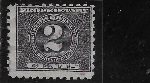 US Scott RB53, 2 Cent Revenue, Proprietary, Used, NG, DLWM, F/VF - Image 1 of 1