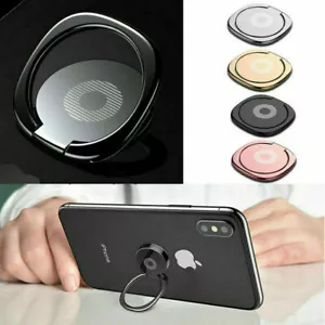 Phone Ring Holder Finger Grip 360° Rotate Stand Mount Stent for Mobile Phone UK - Picture 1 of 12