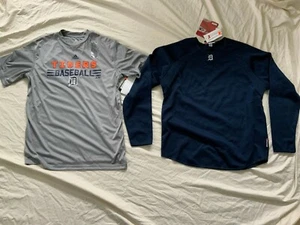 NWT Boys youth XL Adidas Majestic Detroit Tigers sweater shirt lot of 2 - Picture 1 of 1