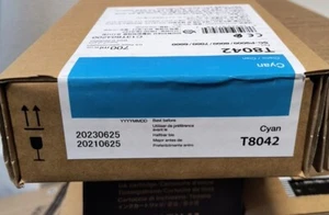 06-2023 New Genuine Epson T8042 Cyan 700ml Ink For SC-P9000/8000/7000/6000 - Picture 1 of 2