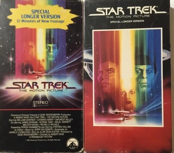 Star Trek Motion Picture VHS Lot Of 2 Retro ￼Limited Edition Collectibles - Image 1 of 4