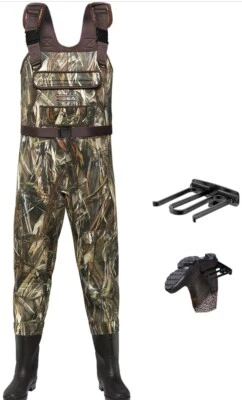 Neoprene Chest Waders for Men with 200G Boots Duck Hunting Waders Boot Size 6/39 - Image 1 of 4