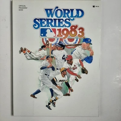 1983 World Series Progam Philadelphia Phillies vs Baltimore Orioles Near Mint - Image 1 of 4