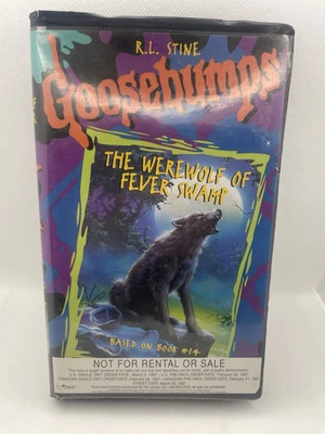 GOOSEBUMPS Werewolf of Fever Swamp (1997) Screener VHS RL Stine Book #14 Horror - Image 1 of 4