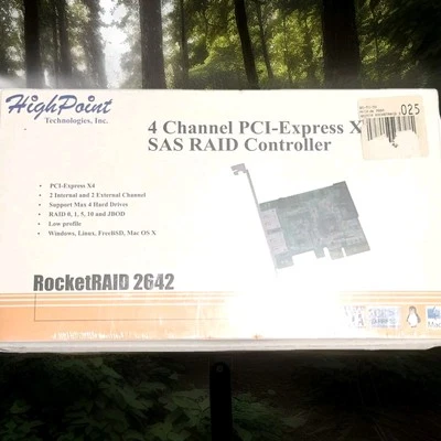 High Point Technologies Inc. 4 Channel PCI Express X4 SAS RAID Controller Rocket - Image 1 of 4