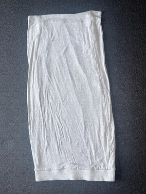 Женская юбка-карандаш цвет серый размер M эластичная талия длина до колена - Изображение 1 из 4