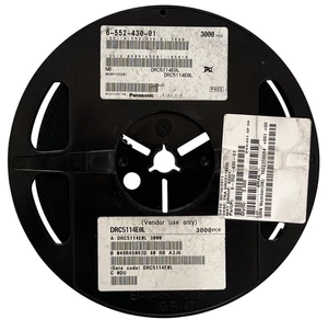 (2975PIECE REEL) DRC5114E01 Panasonic Pre biased BJT NPN 100mA 150mW SMini3-F2-B - Picture 1 of 1