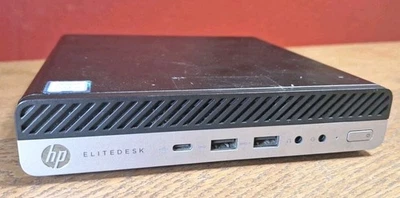 HP EliteDesk 800 G3 DM 35W i5-7500T 2.7GHz 8GB RAM 128GB SSD Windows 10 - Image 1 of 4