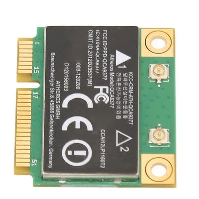 Mini Pcie Network Card Dual Band Wifi Bt 4.2 433Mbps High Speed Wireless N IDM - Image 1 of 4