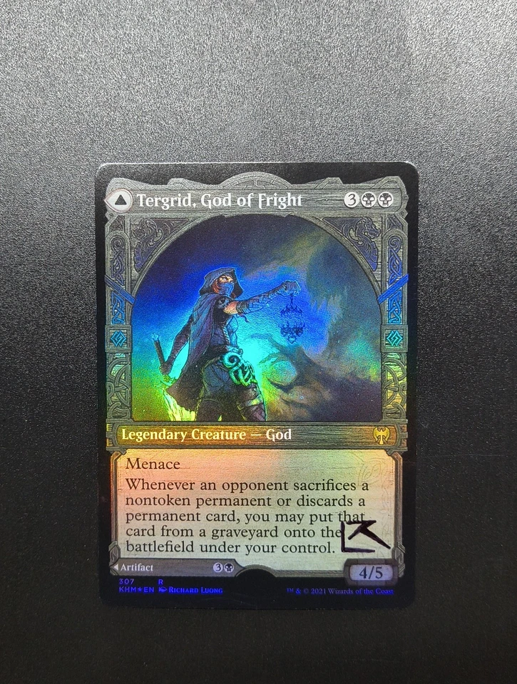MTG Tergrid, God of Fright Showcase Foil Kaldheim EDH ARTIST PROOF /27 - Image 1 of 1