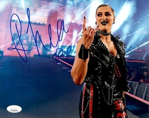 Rhea Ripley Signed WWE 2nd WrestleMania 1st WM Win 8x10 Photo #1 JSA Witness COA - Picture 1 of 1
