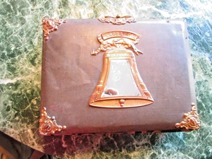 Late 1800's Photographs in Album book with Liverty Bell cover - 80+ photos - Picture 1 of 23