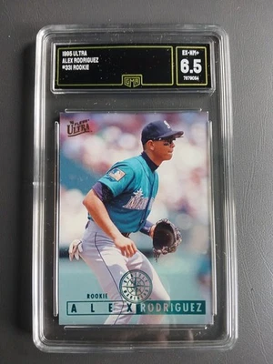 Alex Rodriguez Yankees 1995 Fleer Ultra #331 Rookie Card Graded EX-NM+ 6.5 - Image 1 of 2