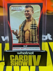 MJF 2018 All In #19 AEW RC Rookie Card AEW - Picture 1 of 2