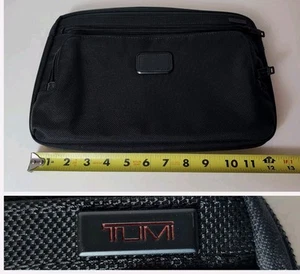 NEW TUMI 12" X 8.5" Tablet Ipad Zip Case Travel Wallet Organizer Ballistic NEW - Picture 1 of 10