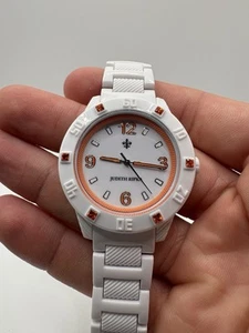 Orologio donna Judith Ripka bianco con accenti arancioni - non testato - Foto 1 di 7