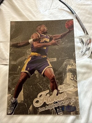 Fleer Ultra Gold Medallion Edition 1997-98 segundo año SP Derek Fisher (Lakers) Foto 1 de 3